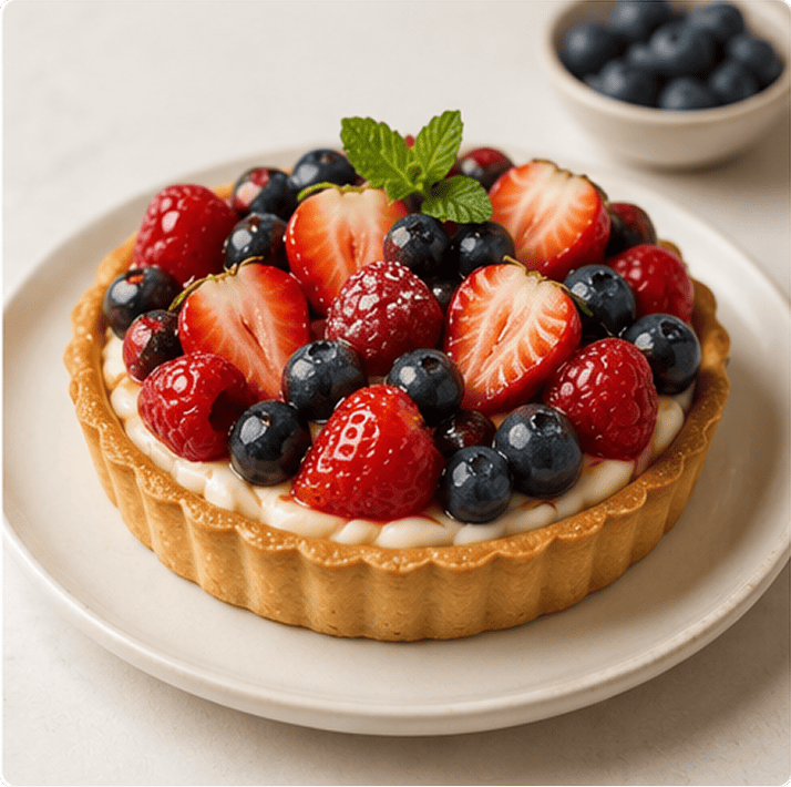 Berry Cream Tart